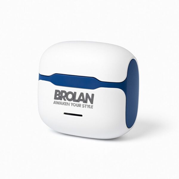 Brolan TWS Earbuds – Active Noise Cancellation, 30H Playtime, IPX7 Waterproof, Bluetooth 5.3, Touch Controls – Premium Sound for Work & Play
