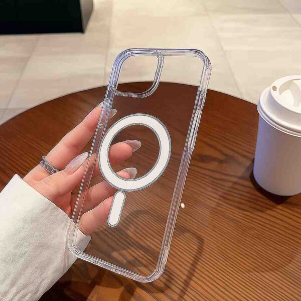 Soft Silicone Transparent Case for iPhone 16 Pro